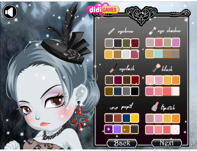 유령신부 꾸미기 (Corpse Bride) 게임 화면 2