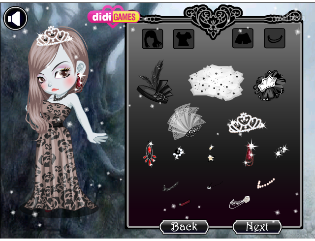 유령신부 꾸미기 (Corpse Bride) 게임 화면 3