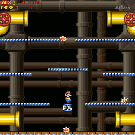 클래식 마리오 브라더스 (Classic Mario Bros.) 게임 화면 2