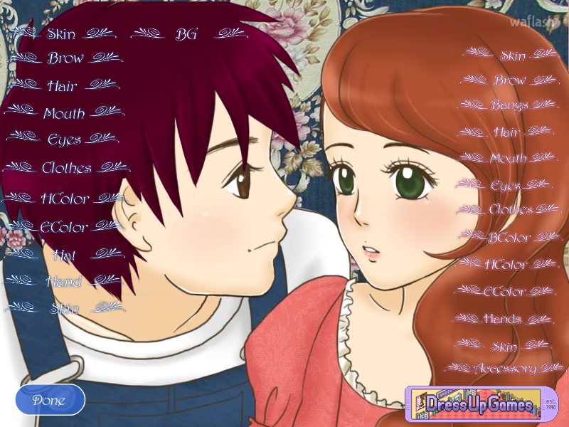 포비든 러브 메이크오버 (Forbidden Love Makeover) 게임 화면 1