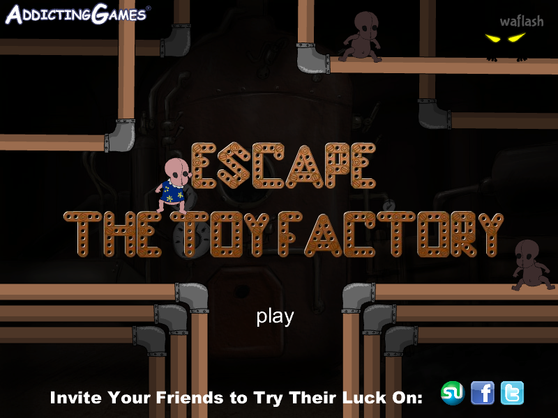 장난감 공장 탈출 (Escape The Toy Factory) 게임 화면 1