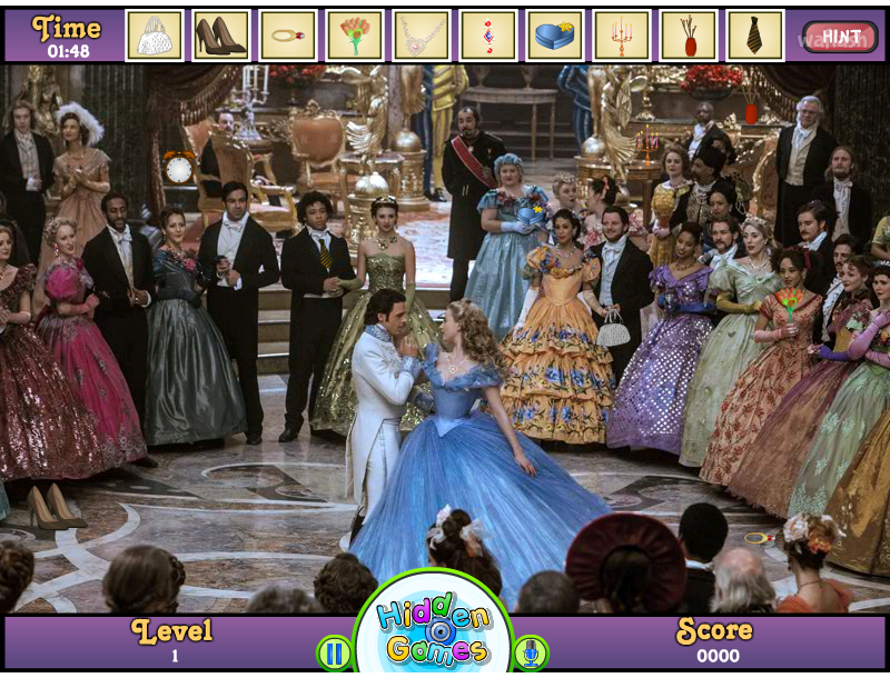 HiddenOGames 숨은그림찾기 - 신데렐라 (Cinderella Hidden Objects) 게임 화면 2