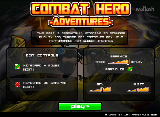 컴뱃 히어로 어드벤처 (Combat Hero Adventures) 게임 화면 1
