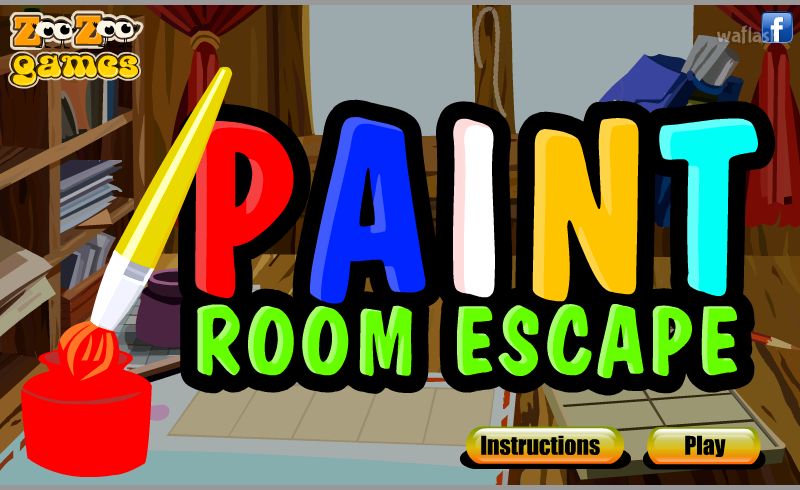 페인트 룸 탈출 (Paint Room Escape) 게임 화면 1
