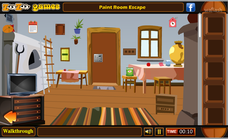 페인트 룸 탈출 (Paint Room Escape) 게임 화면 2
