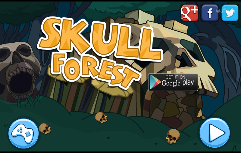 스컬 포레스트 탈출 (Mirchi Escape - Skull Forest) 게임 화면 1