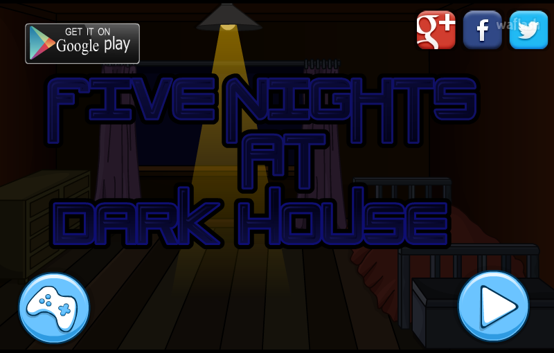 어두운 집 탈출 (Mirchi Escape - Five Nights at Dark House) 게임 화면 1