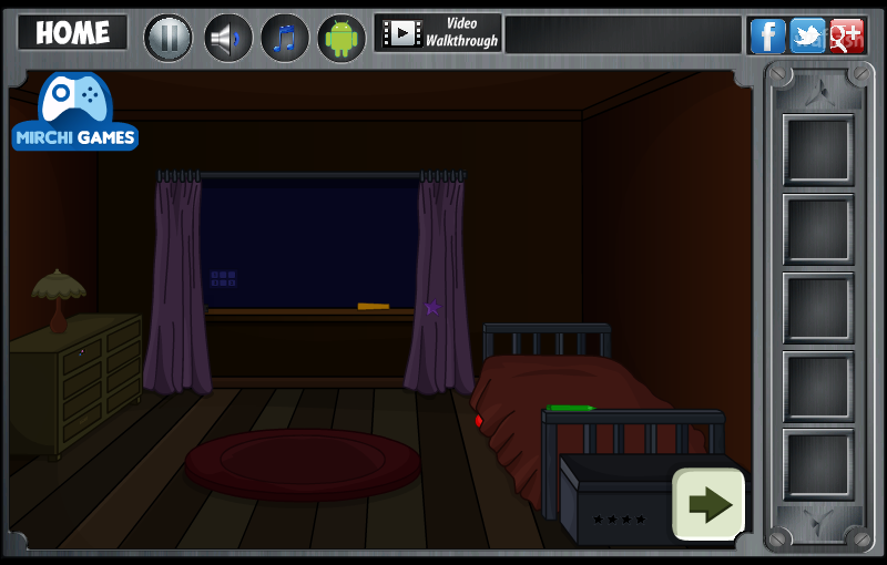 어두운 집 탈출 (Mirchi Escape - Five Nights at Dark House) 게임 화면 2