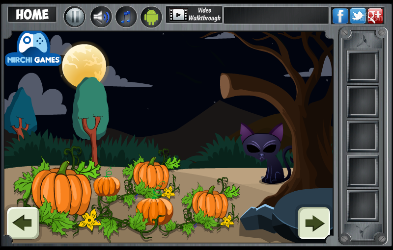 할로윈: 마녀의 정원 탈출 (Mirchi Escape - Halloween: The Witch's Garden) 게임 화면 2