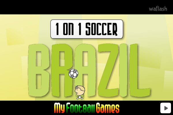 대두축구 - 1대1축구 브라질 (1 On 1 Soccer Brazil) 게임 화면 1