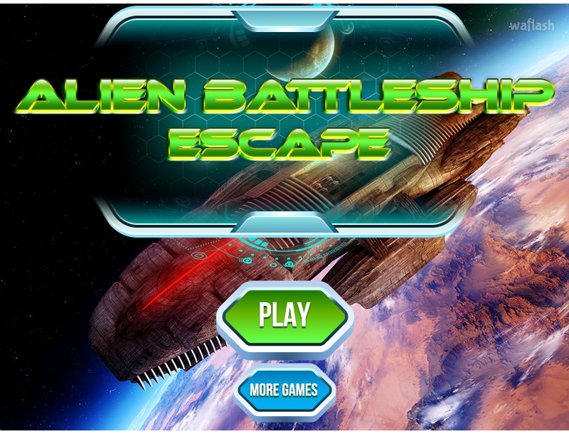 에일리언 배틀쉽 이스케이프 (Alien Battleship Escape) 게임 화면 1