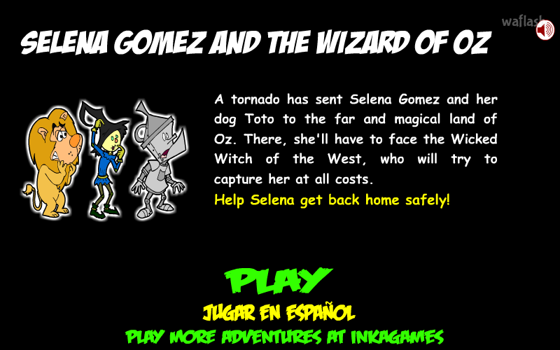 셀레나 고메즈와 오즈의 마법사 (Selena Gomez and The Wizard of Oz) 게임 화면 1