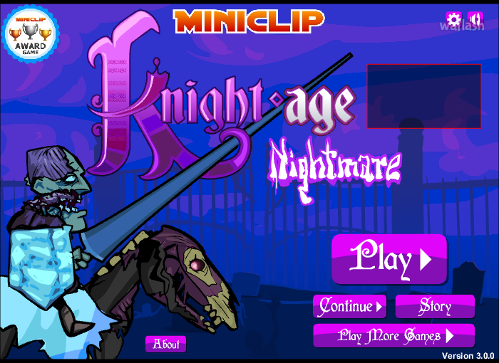 나이트 에이지 나이트메어 (Knight-Age Nightmare) 게임 화면 1