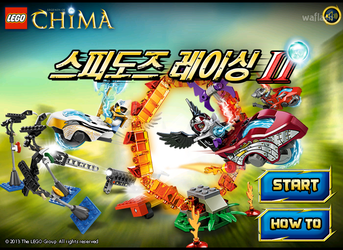 레고 키마: 스피도즈 레이싱 2 게임 화면 1