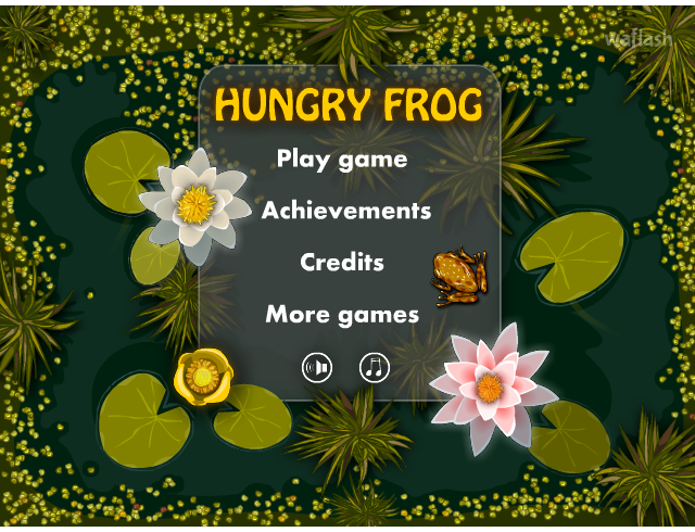 헝그리 프로그 (Hungry Frog) 게임 화면 1