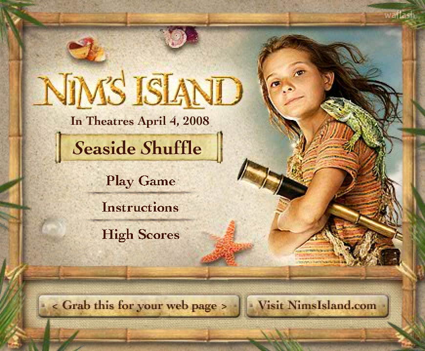 님스 아일랜드: 씨사이드 셔플 (Nim's Island: Seaside Shuffle) 게임 화면 1