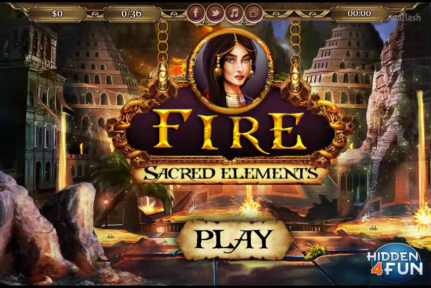 숨은그림찾기 - 파이어: 세이크리드 엘리먼츠 (Fire: Sacred Elements) 게임 화면 1
