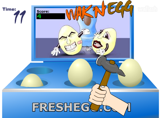 왜큰에그 (Wak 'N' Egg) 게임 화면 1