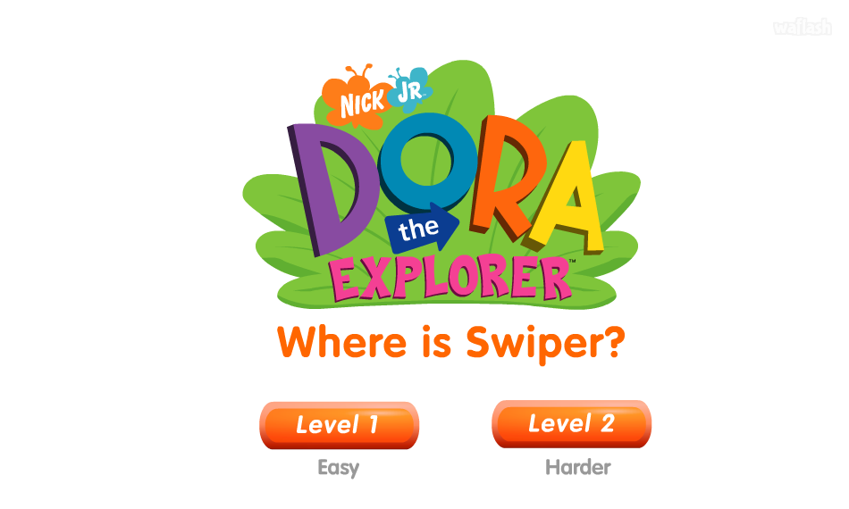 도라 더 익스플로러: 웨어 이즈 스와이퍼? (Dora the Explorer: Where is Swiper?) 게임 화면 1