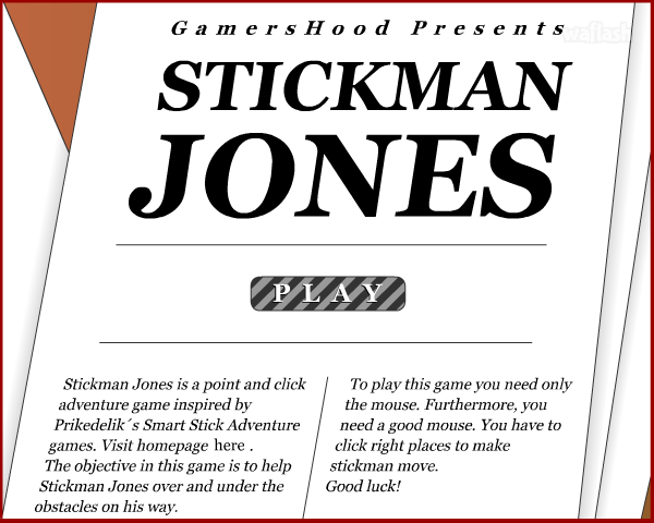 스틱맨 존스 (Stickman Jones) 게임 화면 1