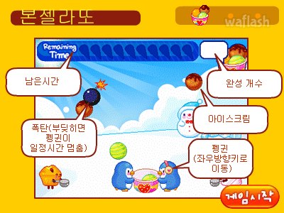 비비빅 본젤라또 게임 화면 1