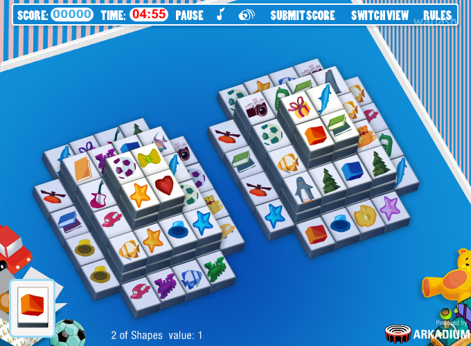토이 마장 체스트 (Toy Mahjongg Chest) 게임 화면 2