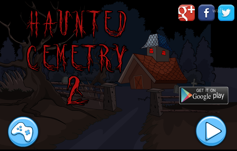 유령 묘지 탈출 2 (Mirchi Escape - Haunted Cemetry 2) 게임 화면 1