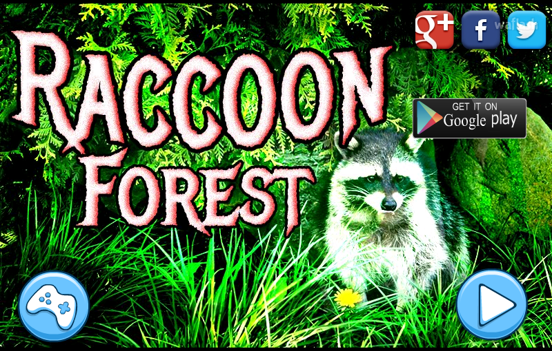 라쿤 포레스트 (Mirchi Escape - Raccoon Forest) 게임 화면 1