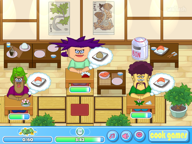 스시바 (Sushi Bar) 게임 화면 2