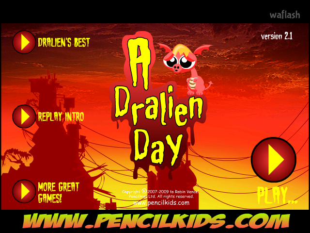 어 드라이언 데이 (A Dralien Day) 게임 화면 1