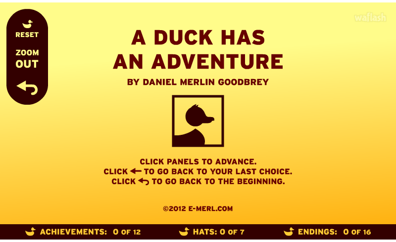 A Duck has an Adventure 게임 화면 1