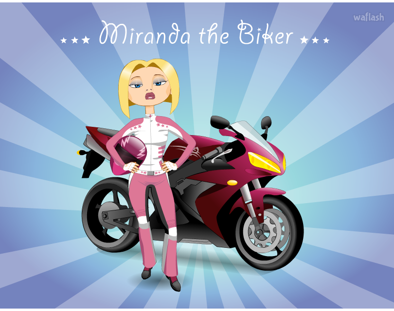 미란다 더 바이커 (Miranda the Biker) 게임 화면 1