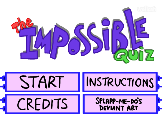 임파서블 퀴즈 (Impossible Quiz) 게임 화면 4