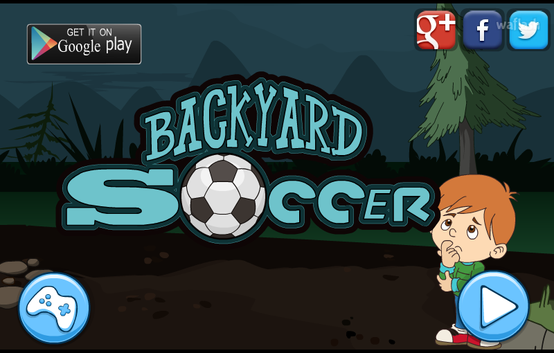 백야드 사커 (Mirchi Escape - Backyard Soccer) 게임 화면 1
