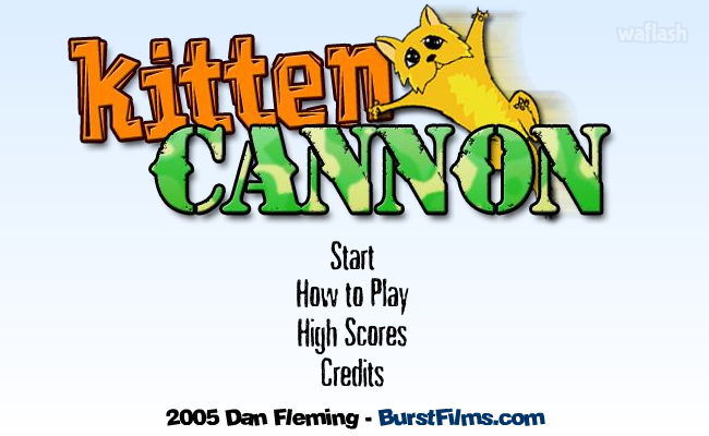 Kitten CANNON 게임 화면 1