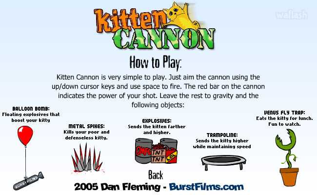 Kitten CANNON 게임 화면 3