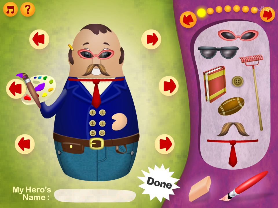 히글리타운의 영웅들: 히어로 만들기 (Higglytown Heroes: Make a Hero) 게임 화면 2