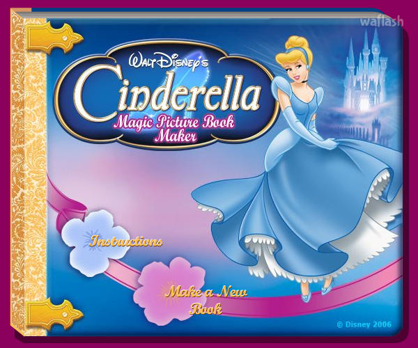 신데렐라 매직 픽처 북 메이커 (Cinderella Magic Picture Book Maker) 게임 화면 1