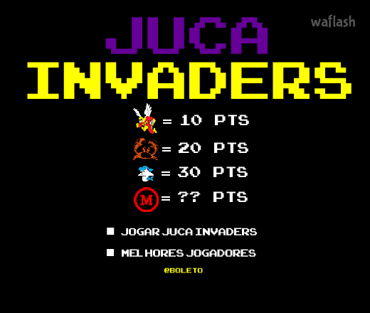 JUCA INVADERS - 인베이더 게임 게임 화면 1