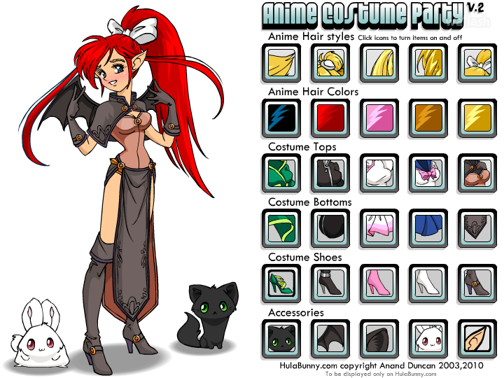 애니메 코스튬 파티 (Anime Costume Party) 게임 화면 2