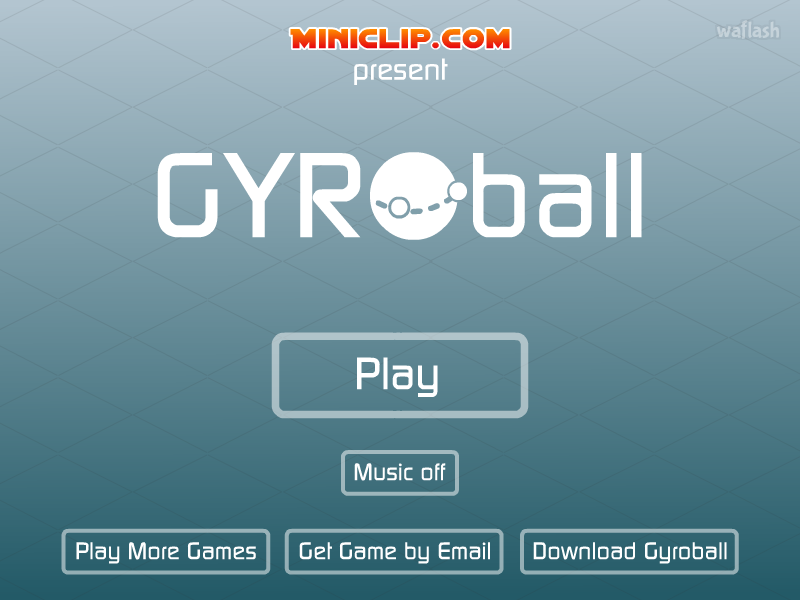 자이로볼 (Gyroball) 게임 화면 1
