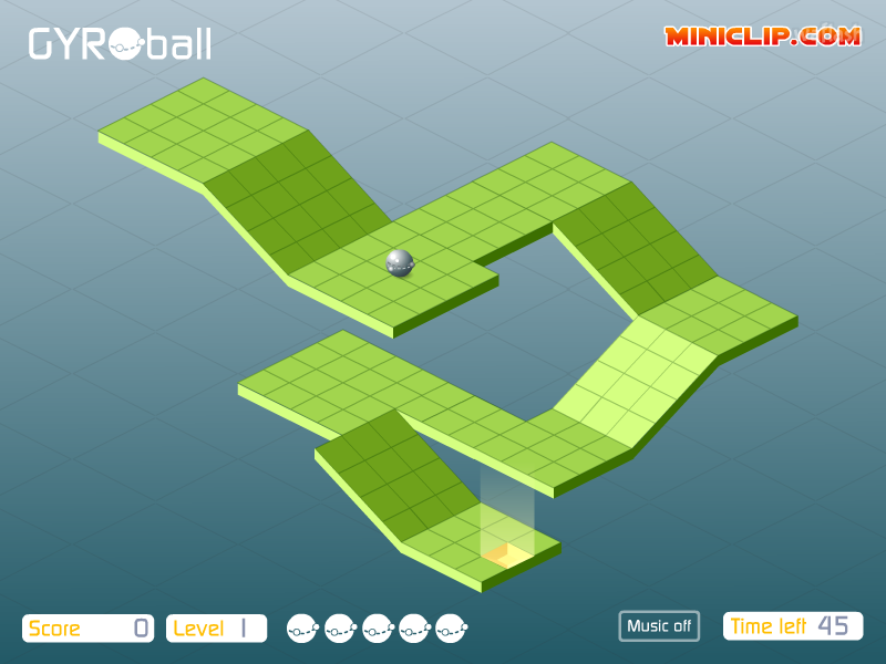 자이로볼 (Gyroball) 게임 화면 2