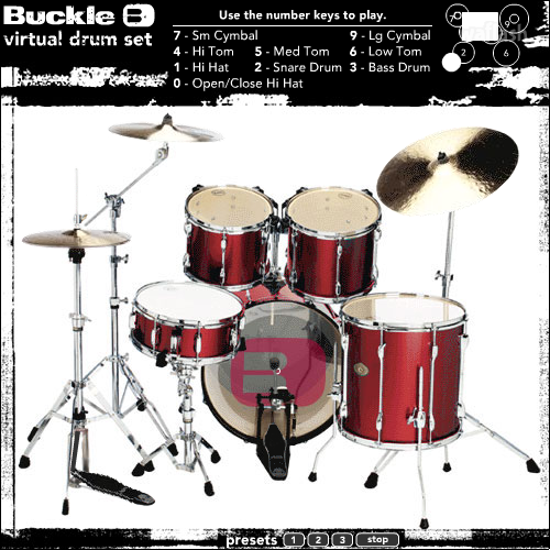 버클 8 버추얼 드럼 세트 (Buckle 8 Virtual Drum set) 게임 화면 1