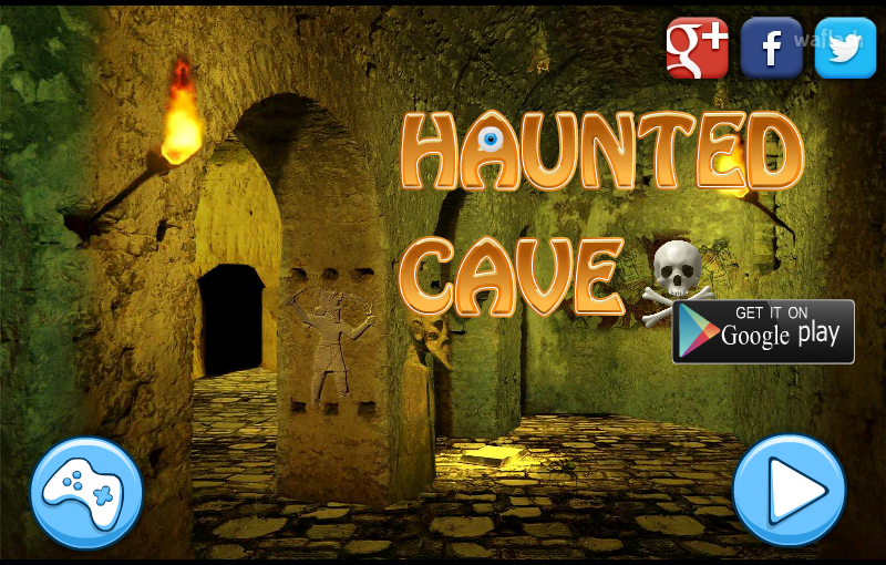 혼티드 케이브 탈출 (Mirchi Escape - Haunted Cave) 게임 화면 1