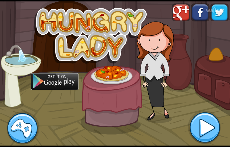 헝그리 레이디 (Mirchi Escape - Hungry Lady) 게임 화면 1