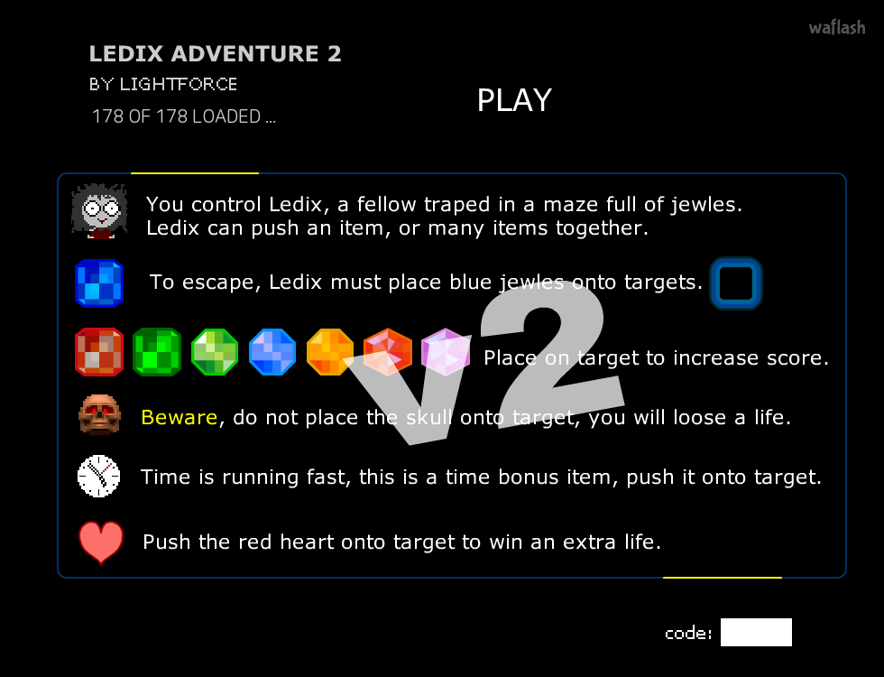 레딕스 2 (Ledix Adventure 2) 게임 화면 1