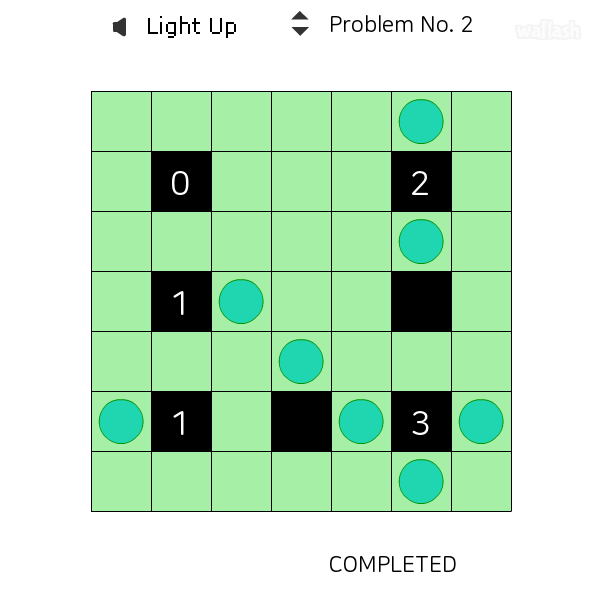 라이트 업 (Light Up) 게임 화면 2