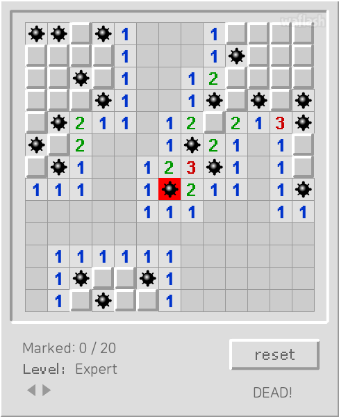 지뢰찾기 Minesweeper 게임 화면 2