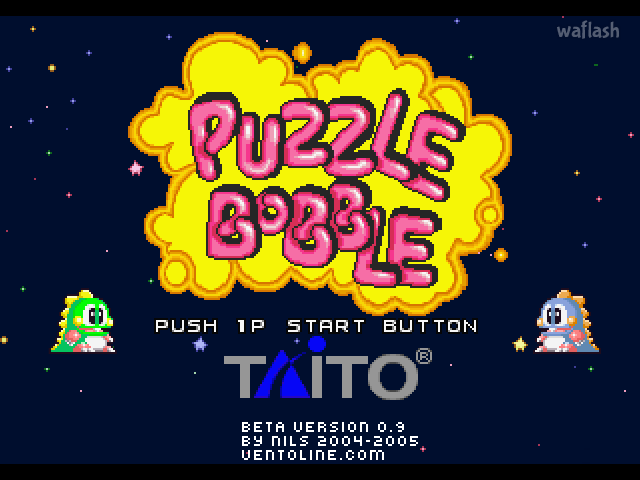 퍼즐 버블 (Puzzle Bobble) 게임 화면 1