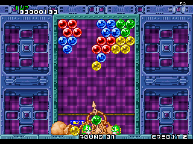 퍼즐 버블 (Puzzle Bobble) 게임 화면 2